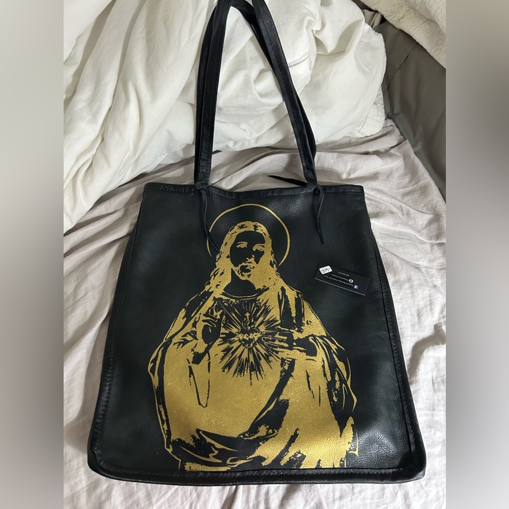Black and Gold Tote Bag